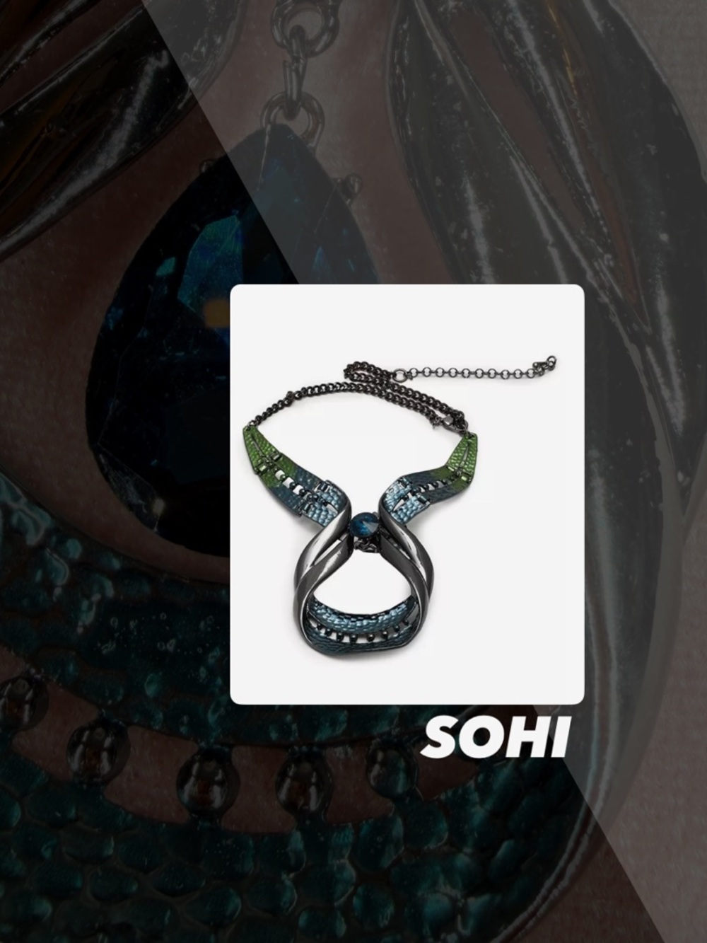 EUC SOHI Statement Necklace